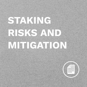 Node Operation Assistance - Keep Staking Risks and Mitigation