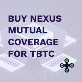 How to Buy Smart Contract Cover tBTC