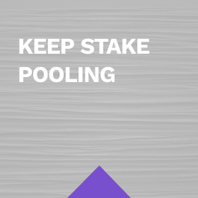 Keep Stake Pooling