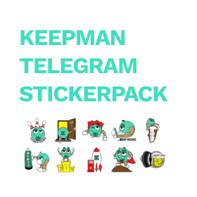 KEEPman telegram stickerpack