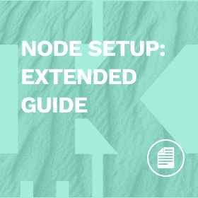 Keep Nodes Installation Guide @DUCCA