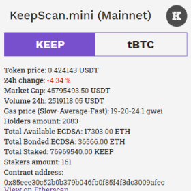 KeepScan.mini (Mainnet)