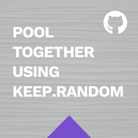 Lottery dapp Pooltogether using keep.random as a random source