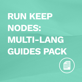 Articles on running keep nodes in different languages